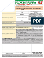 Formato de Tramite de Modificacion de CMN