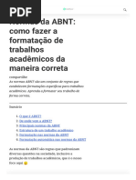 Normas ABNT 2025 para TCC e Monografias | PDF | Citação | Publicações ...