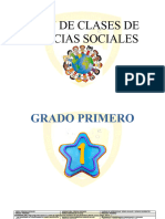 Plan de Sociales Primero A Quinto de Primaria