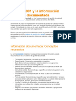 ISO 9001 y La Información Documentada, Procedimiento Operativos Estandarizados POE