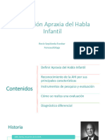 Evaluación Apraxia Del Habla Infantil UBB