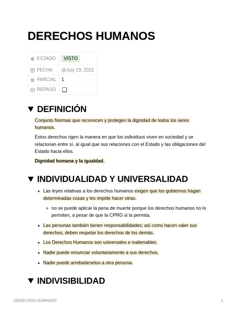 DERECHOS_HUMANOS | PDF | Derechos humanos | Esclavitud