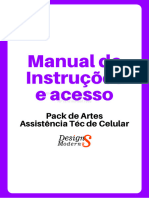 Manual de Instruções e Acesso: Pack de Artes Assistência Téc de Celular