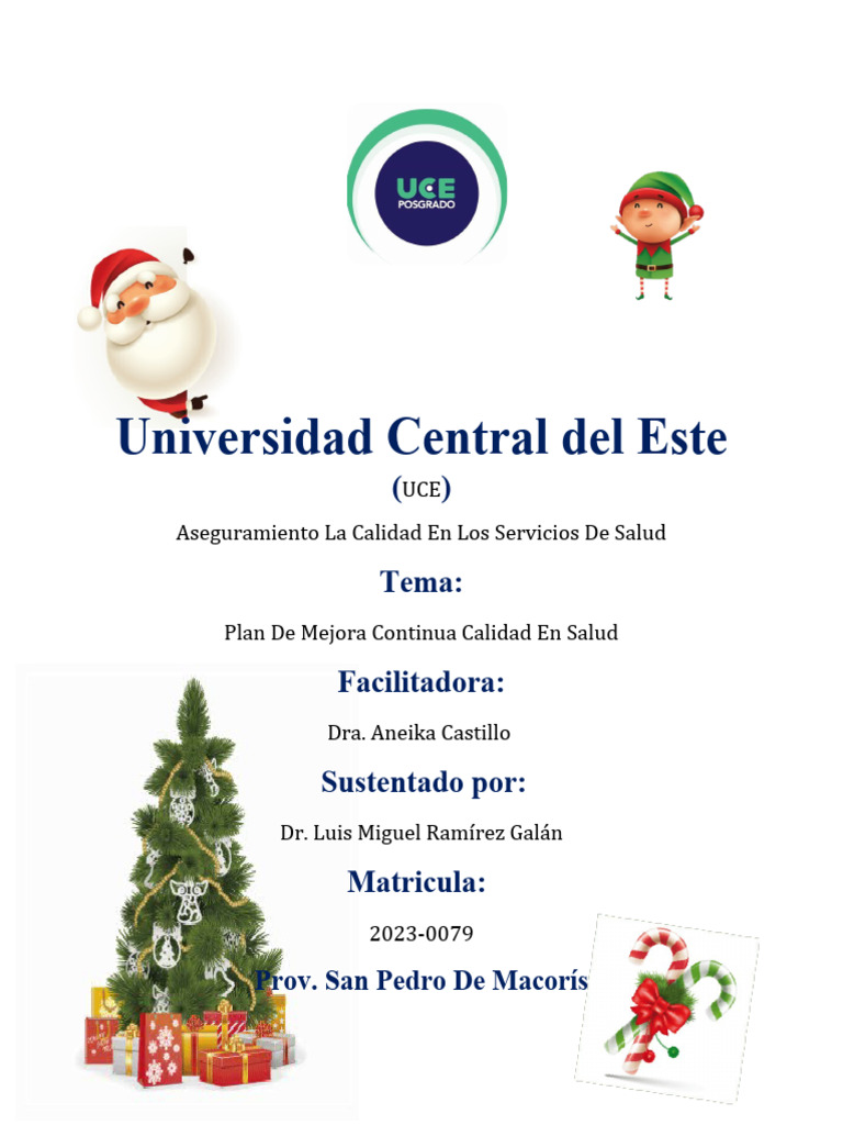 Plan de Mejora Continua Calidad en Salud | PDF | Hospital ...