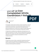 Domando la gran complejidad_ MVVM, Coordinators y RxSwift _ tecnología avanzada