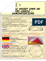 Triangle Inscrit Dans Un Demi Cercle - Les Demonstrations