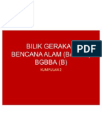 Bilik Gerakan Bantuan Bencana Alam (Banjir)