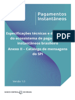 Anexo II - Catálogo de Mensagens do SPI - versão 1.0