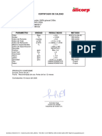 Certificado Pomo de 20 Lt Cod . 3005017 19.01.2024