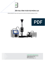 1.Quy trình kiểm tra rò rỉ màng loc Hepa AHU