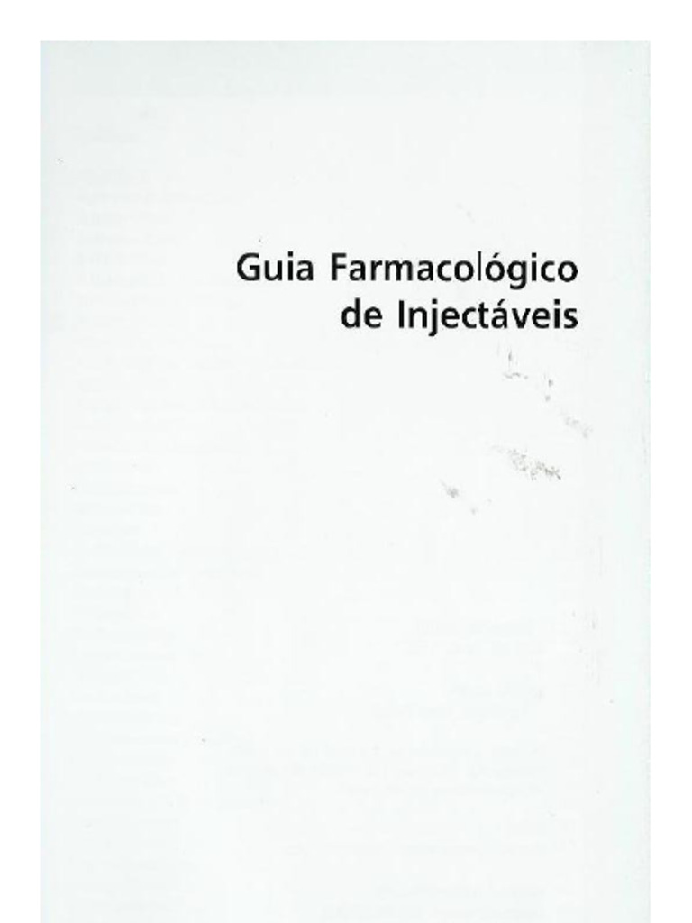 Guia de Injectaveis - 230926 - 180222 | PDF