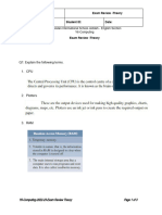 Exam Review Theory - Answer Key