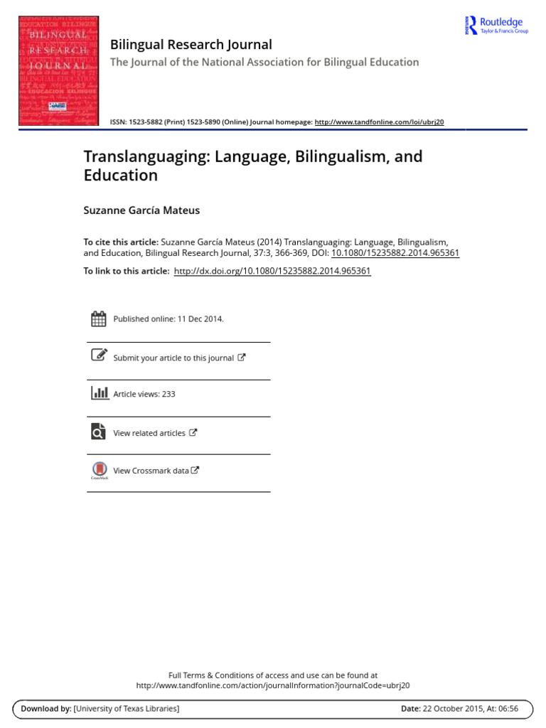 Book Review Translanguaging Language Bil | PDF | Multilingualism ...