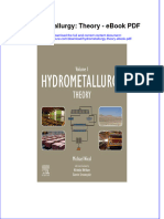 Full download book Hydrometallurgy Theory Pdf pdf