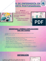 Atención de Enfermería en Una Paciente Postcesareada