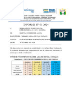 Informe de La Evaluación Diagnostica Ciencias Sociales de 5to - 09.04
