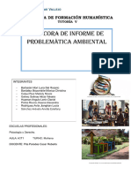 Bitácora de Estudio de Problemática. Tutoría V