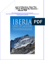 Full download book Iberia Land Of Glaciers How The Mountains Were Shaped By Glaciers Pdf pdf
