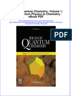 Full Download Book Ideas of Quantum Chemistry Volume 1 From Quantum Physics To Chemistry PDF