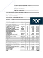 Informe de Valorizacion de Bienes Muebles Merl