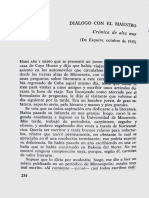 Diálogo Con El Maestro - Ernest Hemingway