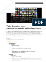 2012 - Taller de Audio y Video Manejo de Herramientas Multimedia en Internet