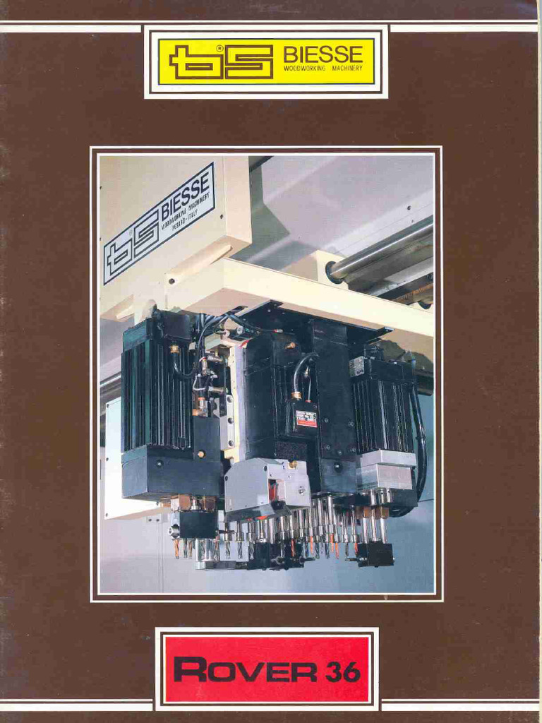 Biesse Rover 36 | PDF
