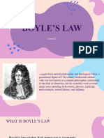 LESSON 2-- BOYLE'S LAW