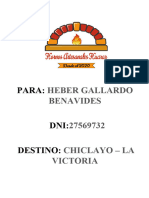 Envio Chiclayo