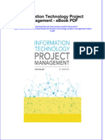 Full Download Book Information Technology Project Management PDF