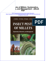 Full download book Insect Pests Of Millets Systematics Bionomics And Management Pdf pdf