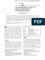 Updated recommendations on the use of hydroxychloroquine in dermatologic practice - JAAD - fernandez2017