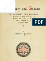 Henry James SUBSTANCE and SHADOW or Morality and Religion in Their Relation To Life Boston 1863