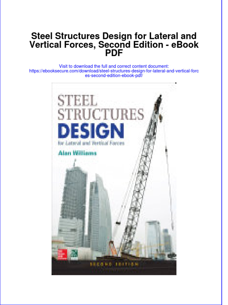 Full Download Book Steel Structures Design For Lateral and Vertical