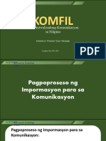 05 KomFil Pagproseso NG Impormasyon 1