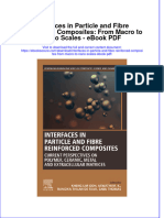 Full download book Interfaces In Particle And Fibre Reinforced Composites From Macro To Nano Scales Pdf pdf