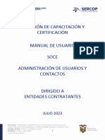 Manual Administración de Usuarios Entidades Contratantes Signed Signed Signed