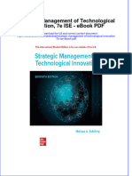 Full Download Book Strategic Management of Technological Innovation 7E Ise PDF