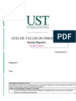 Guía de Taller - Fisilogía Del Sistema Digestivo - Sumativo - Estudiante