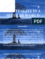 Spirituality in A Secular World