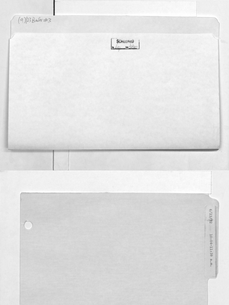 Folder 9/23 Binder 3Tape Transcripts PDF Watergate Scandal