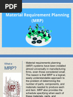 Material Requirements Planning