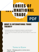 Theories of International Trade 2024