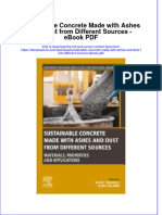 Full download book Sustainable Concrete Made With Ashes And Dust From Different Sources Pdf pdf