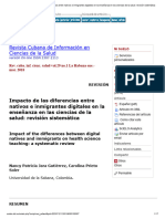 Impacto de Las Diferencias Entre Nativos e Inmigrantes Digitales en La Enseñanza en Las Ciencias de La Salud