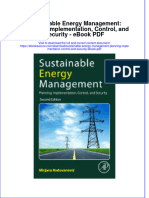 Full download book Sustainable Energy Management Planning Implementation Control And Security Pdf pdf