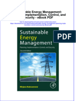 Full Download Book Sustainable Energy Management Planning Implementation Control and Security PDF