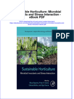 Full download book Sustainable Horticulture Microbial Inoculants And Stress Interaction Pdf pdf