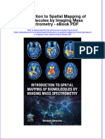 Full Download Book Introduction To Spatial Mapping of Biomolecules by Imaging Mass Spectrometry PDF