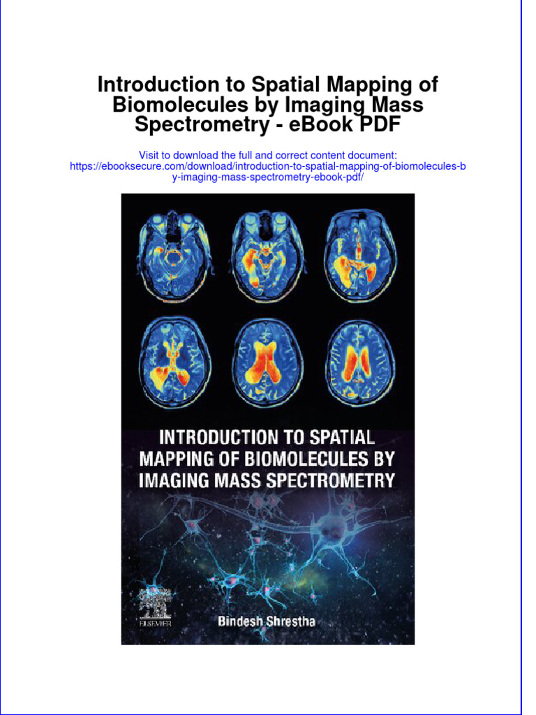 Full Download Book Introduction To Spatial Mapping of Biomolecules by